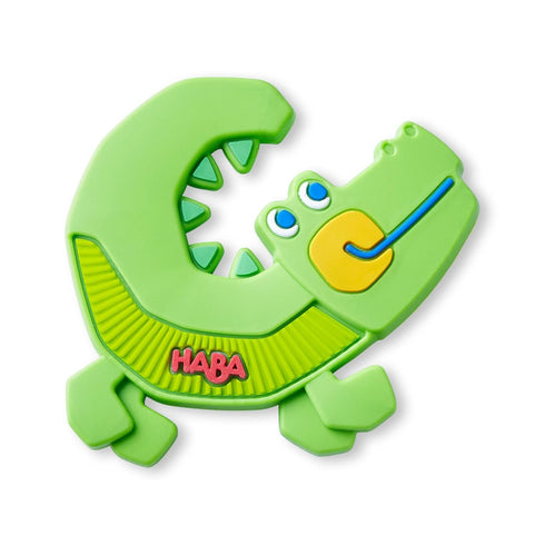 HABA Crocodile Silicone Teething and Grasping Baby Toy...