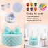 Bows Storage Box Mold Round Resin Box Molds with Lids Jewellery Organizer Casting Mold Epoxy Casting Silicone Mould DIY Resin Crafts Moulds for Ho...