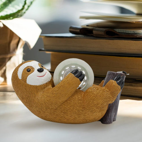 Angoily Animal Tape Dispenser Resin Sloth Staue Washi Tape Cutter Office Tape Holder for Home Office Supplies...
