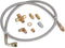 PTNHZ UNIVERSAL Turbo Oil Feed Line Oil Return Line Oil Drain Line Kit 1/8 NPT 4AN T3 T4 T3/T4 T04E T70 T66 T67 GT35 GT45...