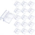 16 PCS 10mm Acrylic Aquarium Cover Clip, Clear Fish Tank Glass Cover Clip Support Holder Universal Lid Clips for Rimless Aquariums...