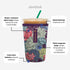 Sok It JavaSok Iced Coffee & Cold Soda Insulated Neoprene Cup Sleeve (Black, Medium: 22-28oz)...