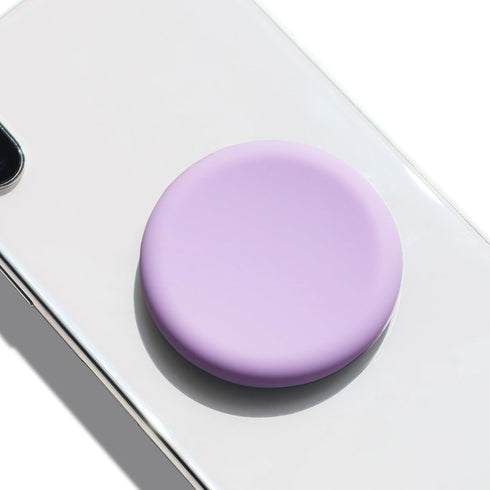 GRIPONG Cute Soft Silicone Cover Expandable Collapsible Mobile Phone Grip Stand Holder for Smartphone Tablet Cell Phone Accessory (Purple)...