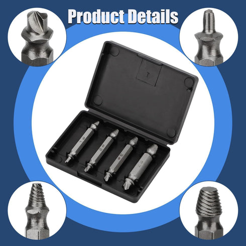 Gifts for Men and Women, Damaged Screw Extractor Set Remover for Stripped Head Screws Nuts & Bolts DIY Hand Tools Gadgets Gifts...