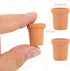 AUEAR, 8 Pack Fairy Garden Mini Clay Pots Ceramic Pottery Planter Cactus Flower Succulent Pot for 1:12 Scale...