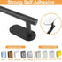 TocTen 5 Pieces Self Adhesive Towel Bar Set, Stainless Steel Bathroom Hardware Set Include Towel Rack, Toilet Paper Holder, 3 Packs Towel Hook, No...