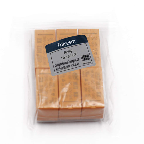 Tnisesm/6pcs Coil DPDT PCB Power Relay DC 3V 8 Pins Mini Power Relay PCB Relay HK19F-8P-3V...