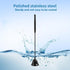 Kirecoo Candle Snuffer Extinguisher with Long Handle, Polished Stainless Steel Wick Flame Snuffer for Putting Out Wick Flame Safely, Black Candle ...