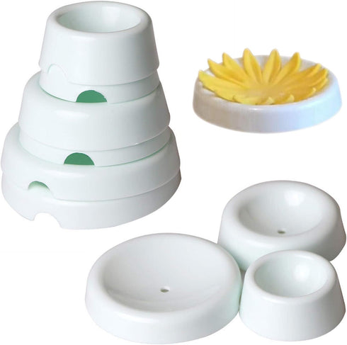 Set of 12 Fondant Forming Cups Button Shaped Drying Holder Sugar Flower Fondant Gumpaste Chocolate Forming Shaping Mold Cake Decorating Tools by E...