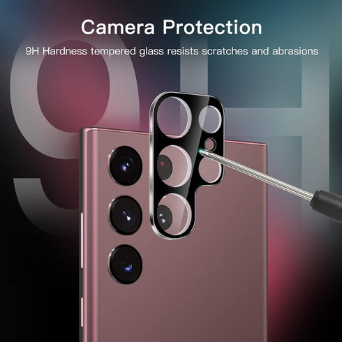 JETech Screen Protector for Samsung Galaxy S22 Ultra 5G 6.8-Inch with Camera Lens Protector, Flexible TPU Film, Fingerprint ID Compatible, HD Clea...
