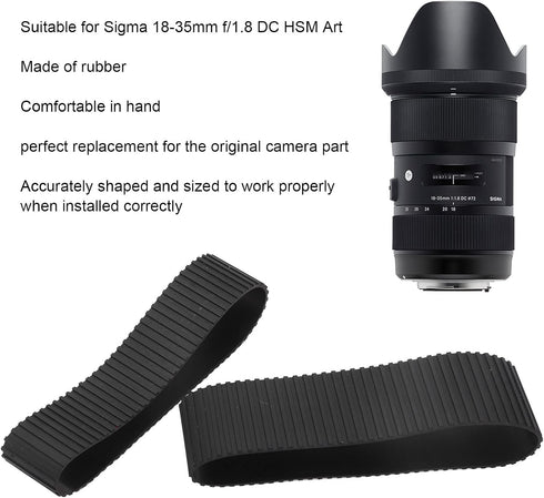 Lens Focus Rubber Ring Zoom Rubber Ring for Sigma 18?35mm F/1.8 DC HSM Art Repair Part...