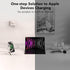 3 in 1 Wireless Charging Station Compatible with Apple Devices,Foldable Magnetic Wireless Charger for iPhone 15/14/13/12,Apple Watch Ultra 2/Ultra...