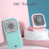 Portable Neck Fan Mini Quiet Handheld Personal Foldable USB Rechargeable Fan Operated for Home Office Outdoor Travel, 3000mAh Power Bank Hands Fre...