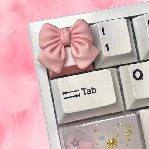 Bow-Ties Keycap 1pcs,Cute Keyboard Keycaps Custom OEM R4 Profile ESC-Key Keyboard Keycap for Cherry MX Switches Mechanical Gaming Keyboard(1pcs)...