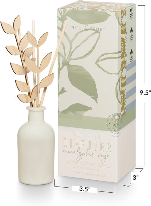 ILLUME Tried & True, Eucalyptus & Sage, Novelty Diffuser...