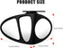 Car Blind Spot Mirror, 3-view Wide Angel Mirror Auxiliary Mirror for Front Rear Wheel Blind Spot Rear View Mirror. (Black Right)...