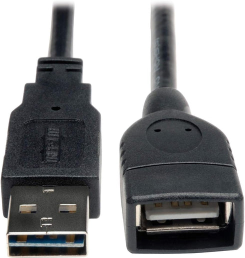 Tripp-Lite USB Cable, 2.0 Type A Plug-Rcpt, 6" - UR024-06N...