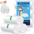 Bathroom 2 Gallon Small Trash Bags White Garbage Bags,78 Counts...