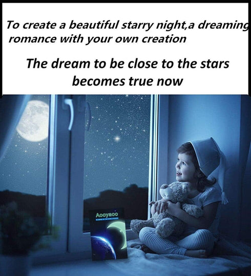 Aooyaoo Glow in The Dark Stars Wall Stickers, 3D Glowing Stars for Ceiling and Wall Decals, Perfect for Kids Bedding Room or Party Birthday Gift (...