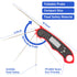Lonicera Digital Meat Thermometer for Food Cooking. Waterproof & Instant Read for Kitchen Baking, BBQ. with Foldable Probe, Backlight & Calibratio...