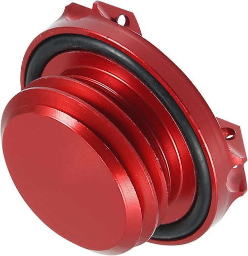Motoforti Engine Oil Filler Cap Oil Filler Plug Cover Red for Yamaha YZF-R6S YZF-R6 YZF-R3 YZF-R125 YZF-R1 FZ750 FZ600...