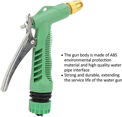 Car Washing Water Gun Adjustable Sprinkler Head 10m-20m Injection Distance Short Pressure Washer Gun for Car Washing/Plants and Lawn/Patio Gardeni...