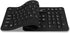 sungwoo Foldable Silicone Keyboard USB Wired Standard Keyboard Waterproof Rollup Keyboard for PC Notebook Laptop, Full Size (Black)...