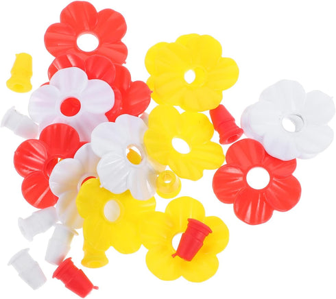 Sosoport Hummingbird Feeders Replacement Hummingbird Feeder Parts Flowers Hummingbird Feeder Replacement Parts Hanging Feeder Replacement Flower F...