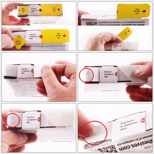 Scrapbook Adhesives by 3L 01306 Adhesive Micro Dots, Permanent.12"...