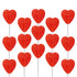 The Dreidel Company Lollipops Red Double Heart Shaped Cherry Flavored, Individually Wrapped, 12-Pack...
