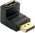 Cablecc Down Angled 90 Degree DisplayPort Male to Female Extension Adapter 4K 60hz...