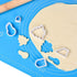 Non Stick Silicone Baking Mat, Blue 25 Inches x 18 Inches Non Slip on Surfaces for Rolling Dough with Measurements, Heat Resistant, Reusable, and ...