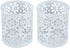 EasyPAG Metal 2-Piece Pen Holder Set Desk Accessories & Workspace Organizers for Classroom, School & Office,White...