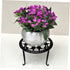 LIOOBO Flower Pot Iron Frame Flower Pots for Indoor Plants Potted Flower Pot Stand Flower Pot Holders for outside Outdoor Plant Pots Iron Flower P...