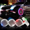 KaiDengZhe Solar Car Tire Wheel Lights LED Car Wheel Tire Air Valve Cap Light with Motion Sensors Flashing Colorful LED Gas Nozzle Cap Tire Light ...