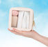 WantGor Small Cosmetic Bag, Mini Makeup Bag Women Clear Pouch Cosmetics Bags Travel Toiletry Bag Tiny Make Up Organizer Case with Zipper for Purse...