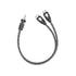 1ft RCA 1 Male to 2 Female Audio Speaker Y Adapter Splitter Cable (2 Pack)...