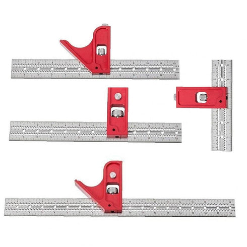 1Pc Combination Square Set Woodworking Joinery Measuring Ruler Carpenter Tools 6 inches Practical and Clever ?Carpentry Squares?Tools and Home Imp...