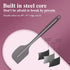 Permanent Warranty Silicone Large Spatula 1 PCS Heat Resistant Silicone Spatula Cooking for Nonstick Cookware Kitchen Gadgets Large Spatula Black...