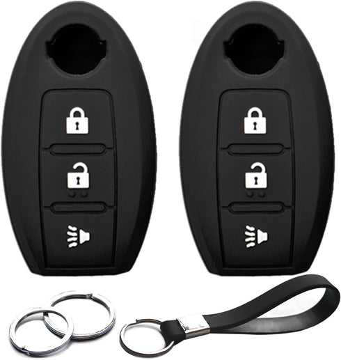 2pcs Compatible with Nissan Z 370Z Armada Frontier Murano Pathfinder Rogue Titan Rogue Juke Leaf Kicks Quest Sentra Tiida Versa Note Xterra X-Trai...