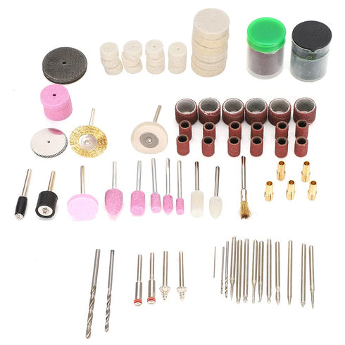 125PCs Grinding Polishing Drilling Rotary Tool Kit for Mini Drill Electric Grinder Accessories for Various Grinding and Polishing Works(Mini Grind...