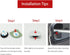 Blind Spot Mirror,Fan Shape Curved Car Blind Spot Mirror,Blind Spot Convex Car Mirror,Frameless 360° Adjustable Convex Rear View Mirror,Side Mirro...