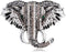 Fashion Elephant Lapel Brooch Pin for Women Girls Cubic Zirconia Rhinestone Animal Pins Clip Collar Sweater Dress Scarves Jackets Backpacks Clothe...