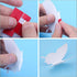 24pcs 3D Butterfly Removable Mural Stickers Wall Stickers Decal for Home and Room Decoration (White-24pcs)...