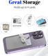 BIAJIYA Card Holder for Back of Phone, Pouch Silicone Wallet Sleeve Pocket Stick-on ID Credit Card for All Smartphones...