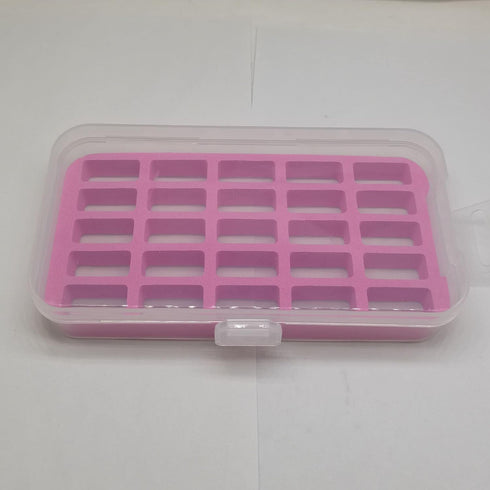 HONEYSEW Bobbin Case for Bernina New 7 and 8 Series Jumbo Bobbin Sewing Bobbin Storage Case and Saver Holds 25 Bobbins Box Organizer (Bernina 7 an...