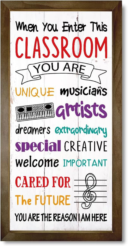 Music Classroom Supplies, Music Classroom Frame Decor, Hanging Music Classroom Décor, Music Wood Wall Art, Music Education, Music Classroom Wall D...