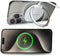 Wireless Charger with Fast Charging Capability,Compatible with iPhone and Samsung Galaxy S24, Google Pixel 8 | iPhone Charger Pad with Finger Ring...