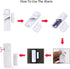 Door Window Alarm, 90DB Door Alarms for Kids Safety, Door Window Burglar Alarm-Window Pool Alarms for Home (12 Pack)...