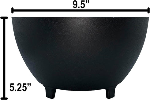 9.5" Diameter Giant 96 FL OZ Salsa Bowl (1, Black; Large)...